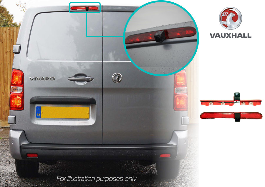 Vauxhall Vivaro Rear View Reversing Retrofit Camera Kit